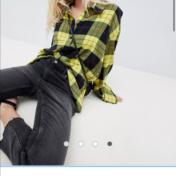 Cheap Monday flannel check shirt in plaid - Picture 4 of 9